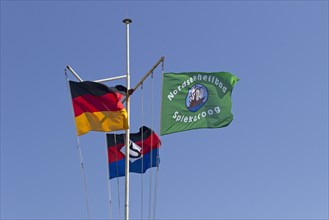 Flags at the harbour