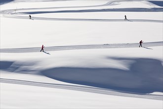 Cross-country skiing in Niederthai