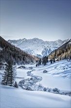 Horlach Valley in winter