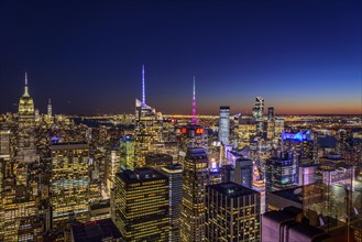 View of Midtown and Downtown Manhattan