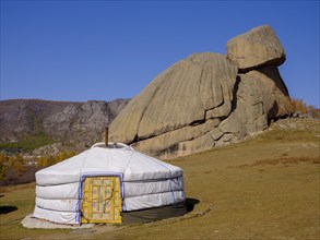 Yurt under the Turtle Rock