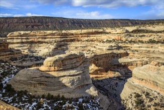 Canyon with rock arch