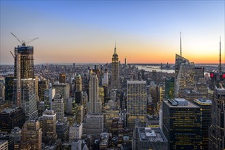 View of Midtown and Downtown Manhattan