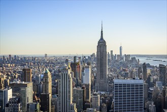 View of Midtown and Downtown Manhattan