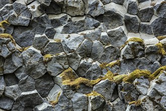 Volcanic basalt columns