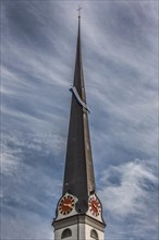 Second highest church tower in Switzerland