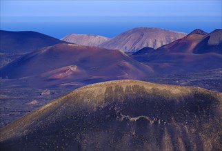 Fire mountains in Timanfaya National Park
