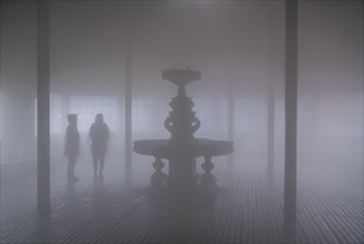 Brine fog in the breathing centre of the graduation house