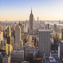 View of Midtown and Downtown Manhattan