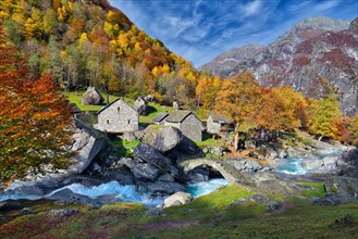 Ticino stone houses