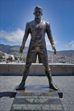 Bronze statue CR7 Cristiano Ronaldo