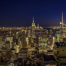 View of Midtown and Downtown Manhattan