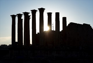 Temple of Artemis at sunset