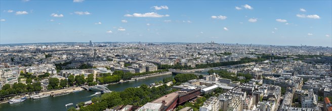Cityscape with River Seine