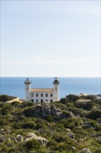 Lighthouse at the south coast of Corsica