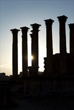 Temple of Artemis at sunset