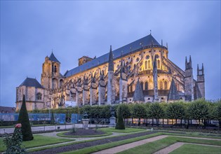 Bourges Cathedral Bourges at dusk