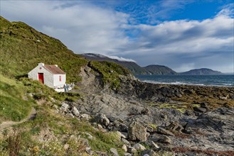 Stone house at Niarbyl Bay