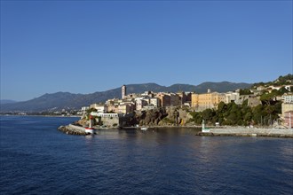City view with harbour