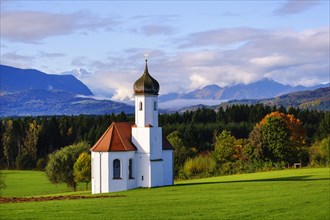 Church St. Johann in Sankt Johannisrain near Penzberg