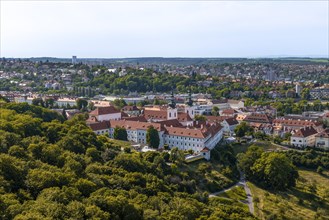 View from Petrin Park to Strahov Monastery