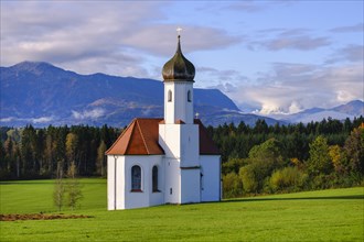 Church St. Johann in Sankt Johannisrain near Penzberg