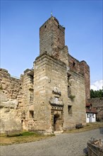 Medieval castle ruin
