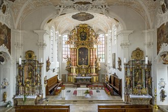 Baroque sanctuary with high altar