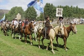 Riding children at the opening