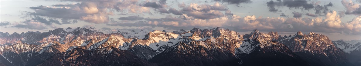 View on Karwendel Mountains and Soierngruppe