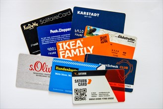 Various customer cards