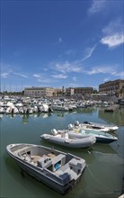 Fishing Boats and Trawlers in the harbour of Trani