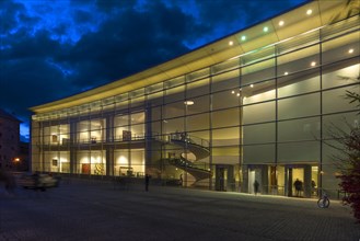 State Museum for Art and Design at dusk