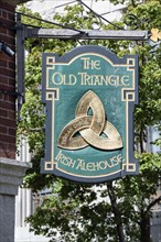 Inn sign in the old town