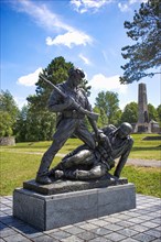 Albanian monument in the monument park