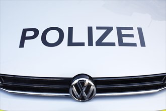 Police vehicle of the brand VW