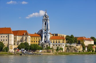 Baroque church of the monastery Duernstein an der Donau