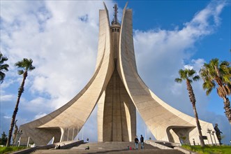 The Monument of the Martyrs in Algiers