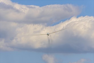 Glider about to land