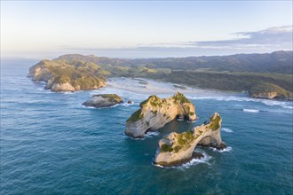 Rock island on Wharariki beach