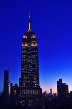 Empire State Building at the blue hour