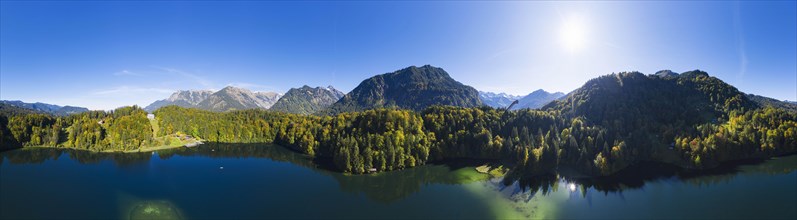 360 degree panorama of the Freibergsee