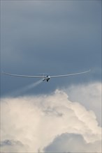 Glider about to land