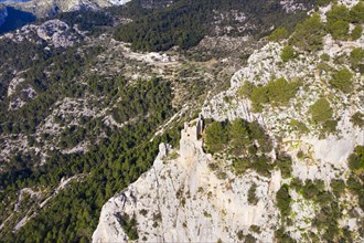 Ruins of Castell d'Alaro on Puig d'Alaro