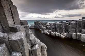 Coastal basalt cliffs