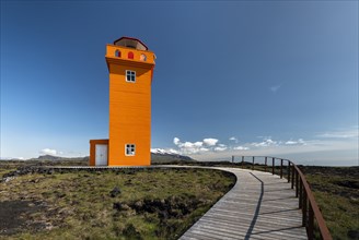 Orange Lighthouse of Oendverdarnes