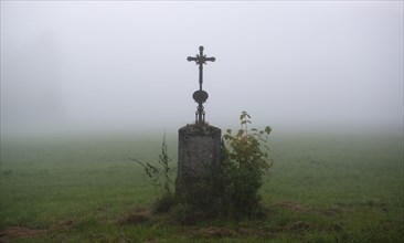 Wayside Cross in the Fog