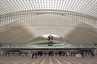 Exterior view of Liege railway station