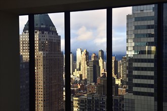 View from the Marriot Marquis Hotel on Times Square to the north