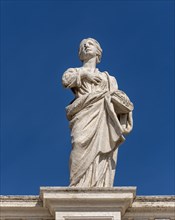 Statue of St. Macrina on Bernini colonnades